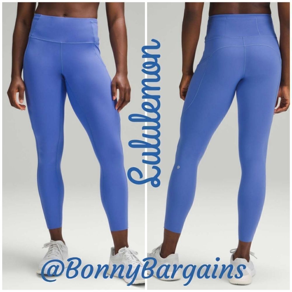 NWT Lululemon Fast and Free HR Tight 25" Wild Indigo